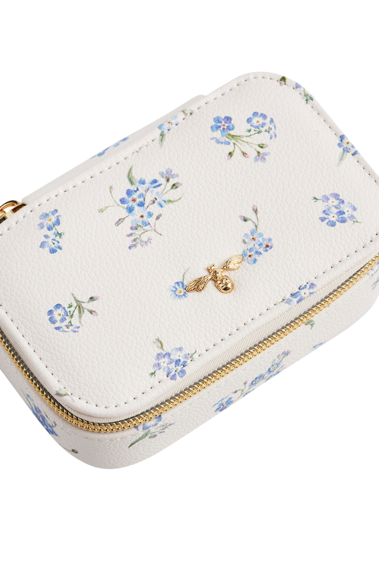 Floral Jewellery Box Small, Alternate, color, Light Beige