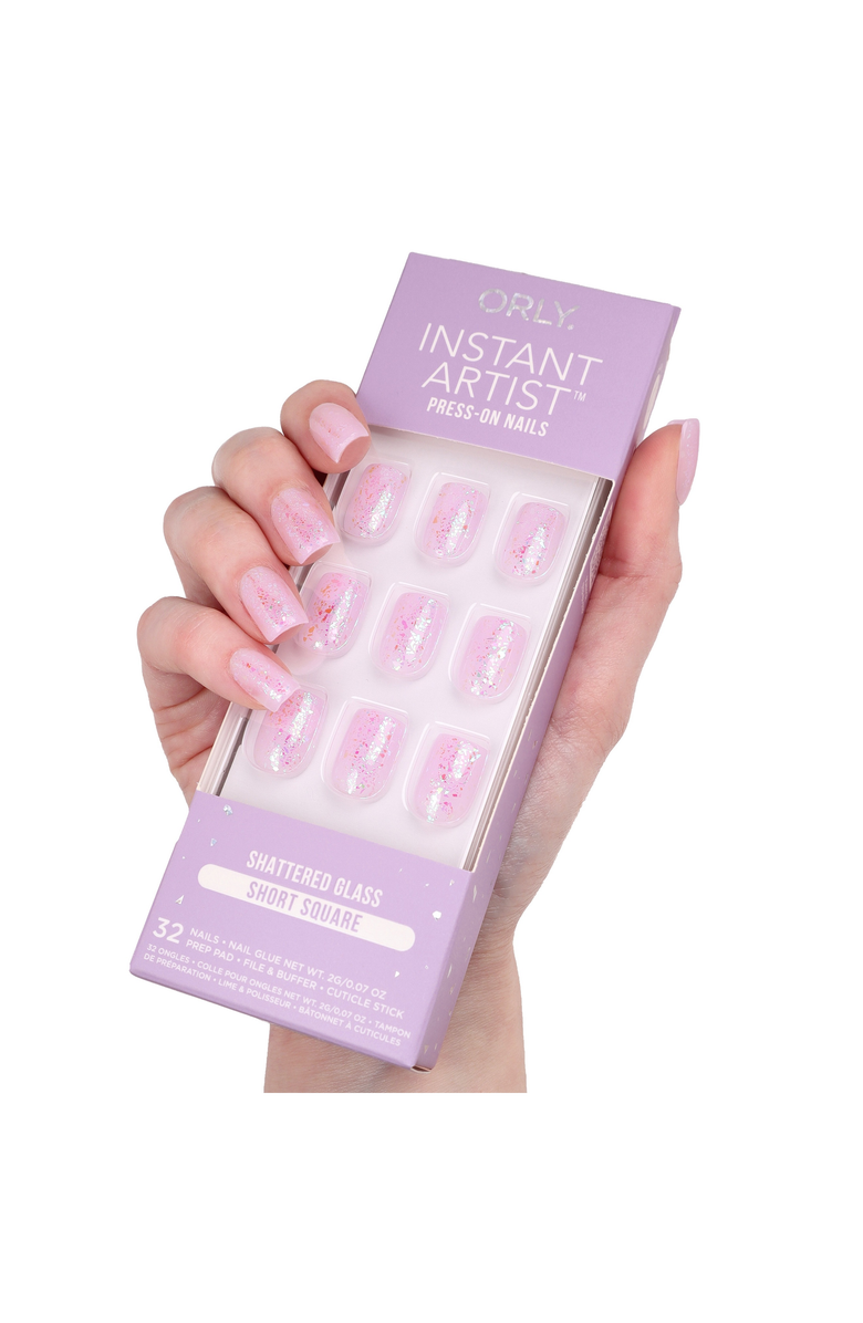 ORLY Shattered Glass Effect Press-On Nails, Alternate, color, NO COLOR