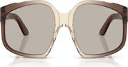Miu Miu 59mm Polarized Irregular Sunglasses
