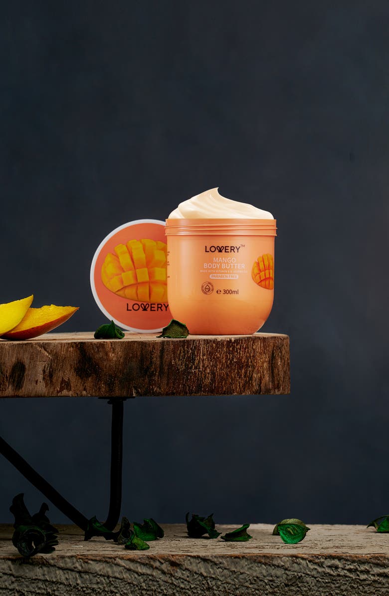 Lovery Ultra-Hydrating Shea Butter Body Cream, Alternate, color, Mango