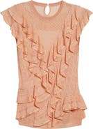 Ulla Johnson Angelica Ruffle Detail Sleeveless Sweater