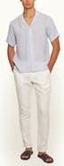 Orlebar Brown Griffon Lino Tailored Fit Smart Italian Linen Trousers