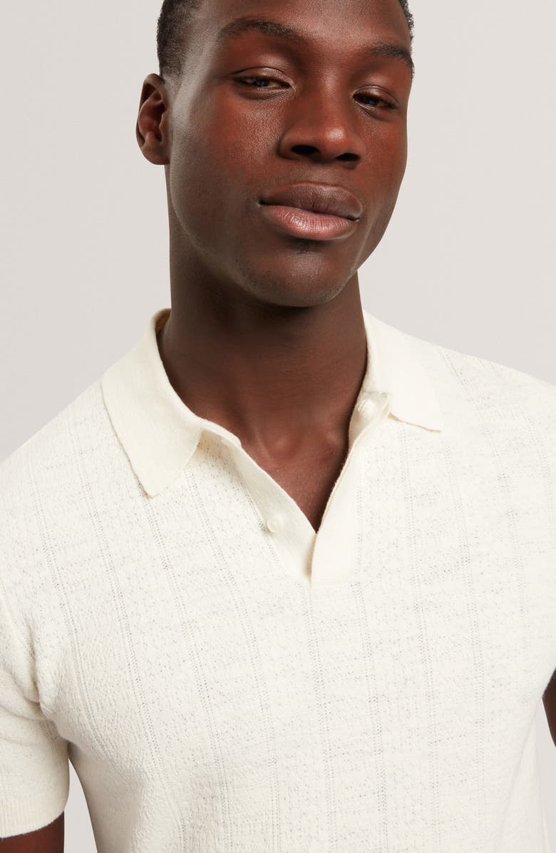 Ted Baker Edgard Cotton & Linen Polo, Alternate, color, 