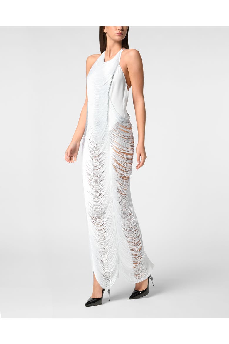 Long Dress Women, Main, color, white