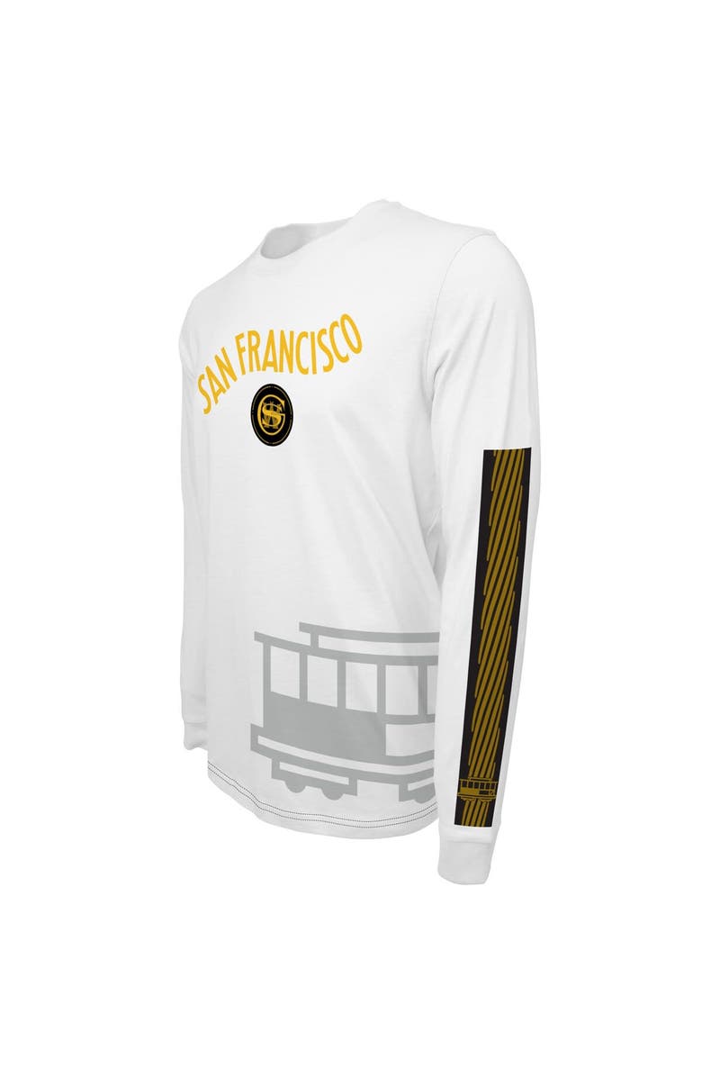 Stadium Essentials Unisex Stadium Essentials White Golden State Warriors 2023/24 City Edition Scoreboard Long Sleeve T-Shirt, Alternate, color, 