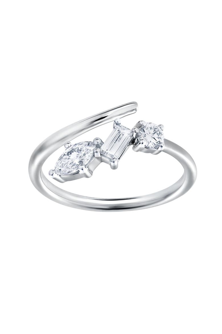 Larys 14K Gold Lab Grown Diamond Ring - 0.5 Ct, Main, color, 14K White Gold