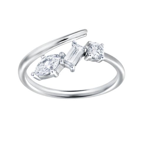 Larys 14K Gold Lab Grown Diamond Ring - 0.5 Ct