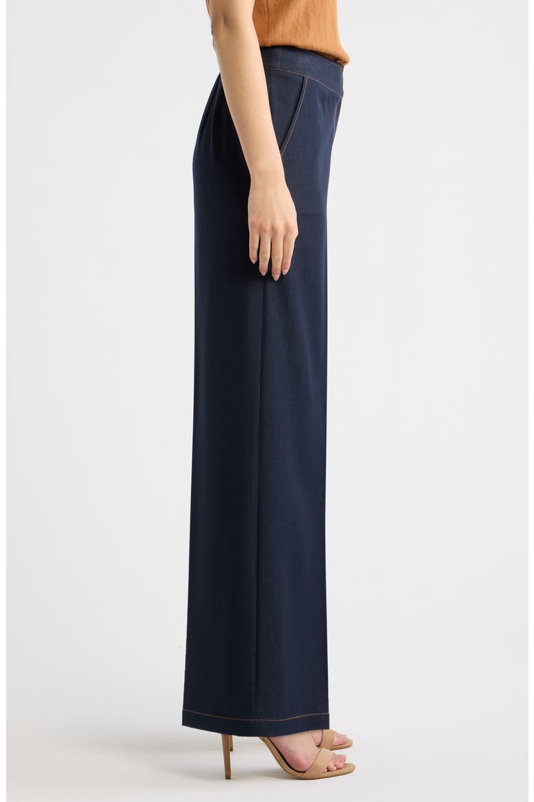 Wide Leg Pants, Alternate, color, DARK DENIM