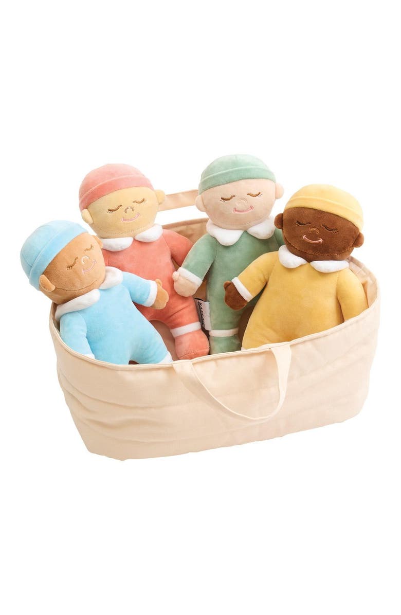 Kaplan Early Learning Company Cuddle Dolls - Set of 4, Alternate, color, Multicolored