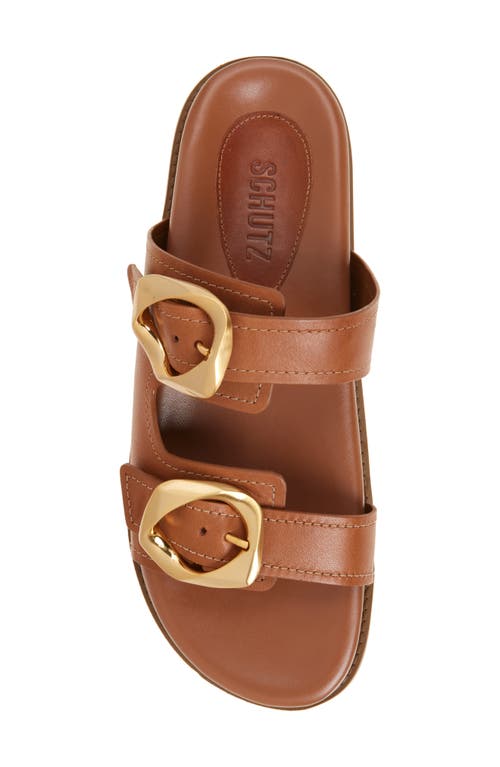 SCHUTZ SCHUTZ OLGA BUCKLE SPORTY SLIDE SANDAL