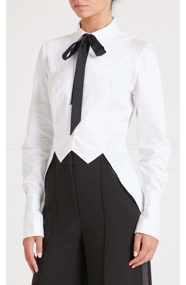 Temperley London June Tail Shirt, Main, color, White