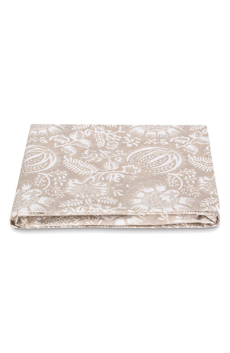 Matouk Granada Fitted Sheet, Main, color, Dune