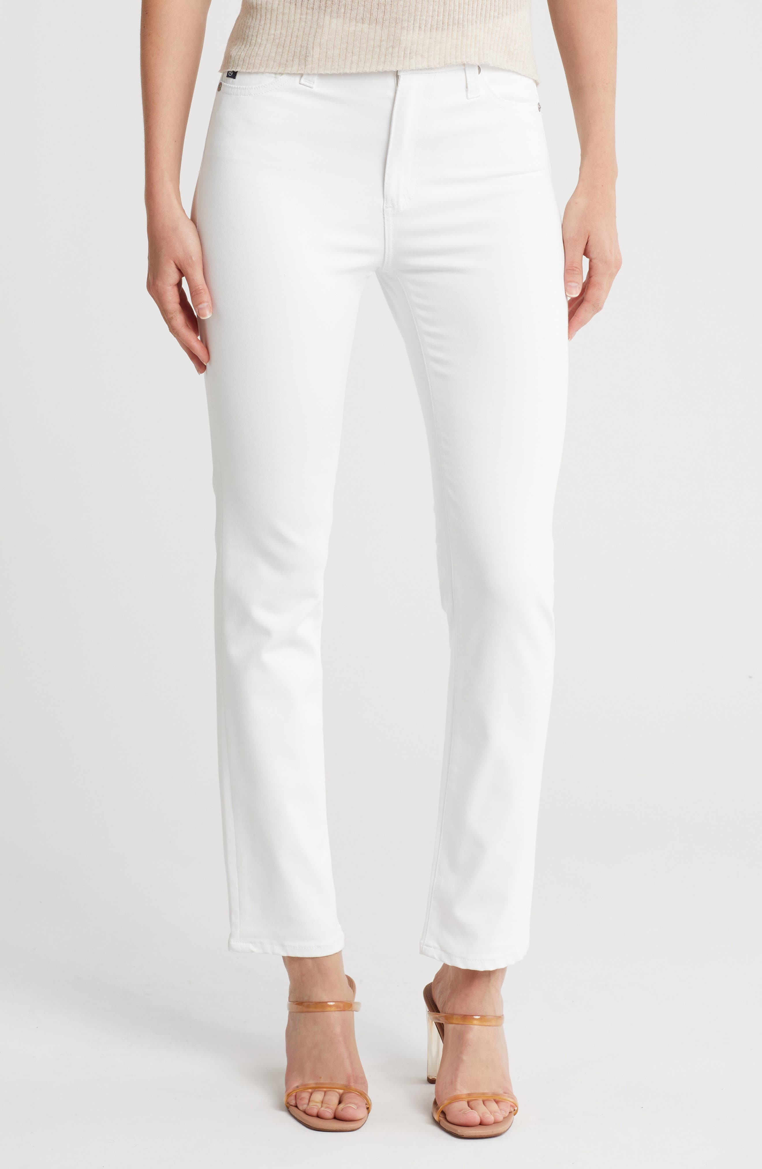 AG Mari High Waist Slim Straight Leg Jeans