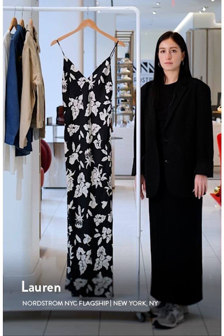 Larissa Print Silk Blend Slipdress video