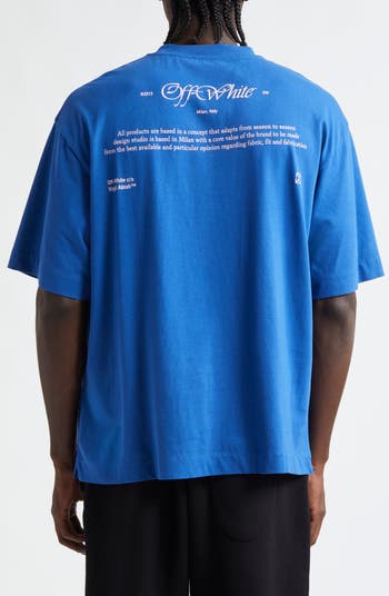 Off-White Script Mary Skate Embroidered Cotton Graphic T