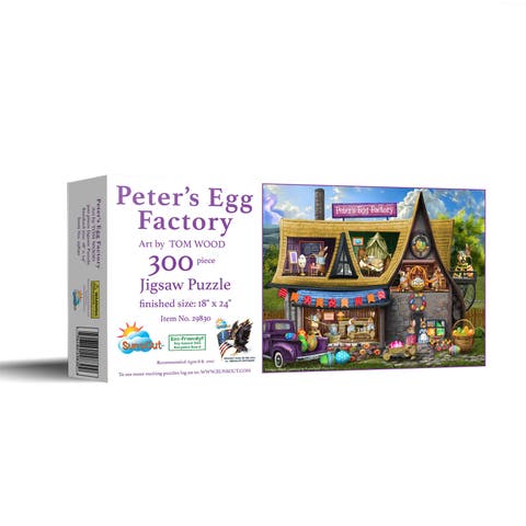 Peter's Egg Factory 300 piece Jigsaw Puzzle for Adults