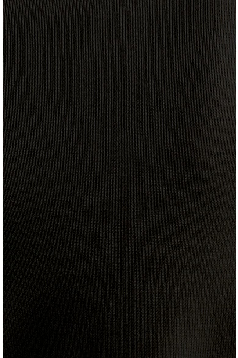 Lace Sleeve Detail Merino Wool Blend Crop Sweater, Alternate, color, BLACK