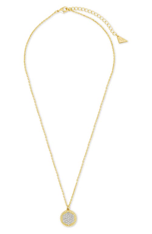 Sterling Forever Landyn Cz Circle Pendant Necklace