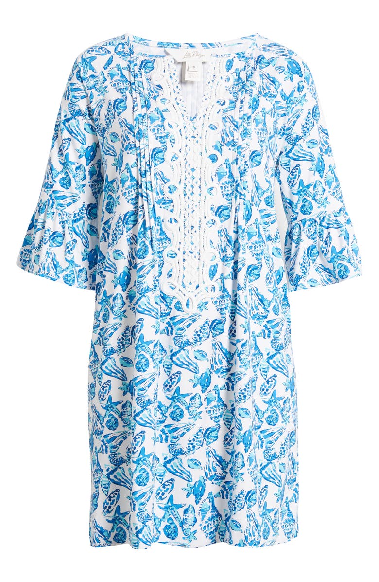 Lilly Pulitzer<sup>®</sup> Krysta Seashell Print Shift Dress, Alternate, color, 