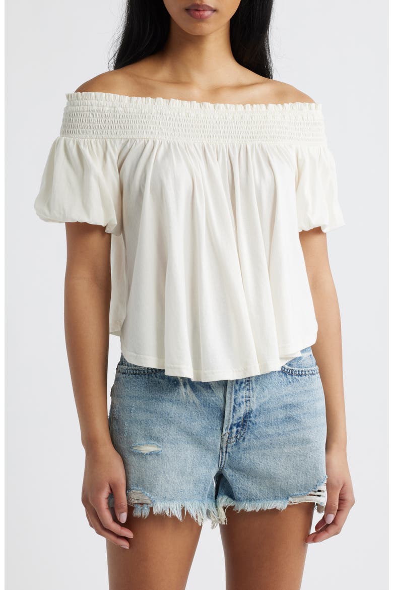 Mabel Off the Shoulder Top, Main, color, SUGAR SWIZZLE