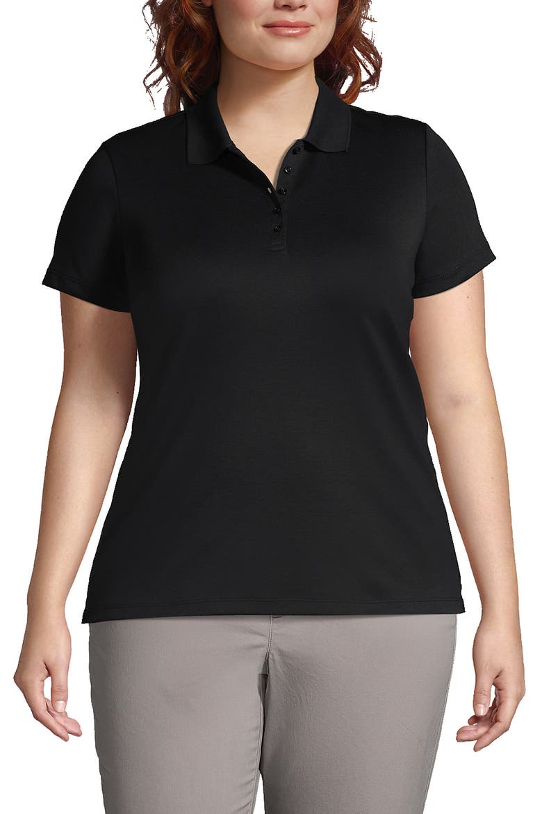Supima Cotton Polo Shirt, Main, color, Black