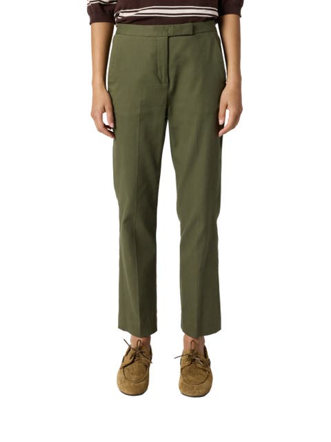 Auria Mid Rise Straight Leg Trousers