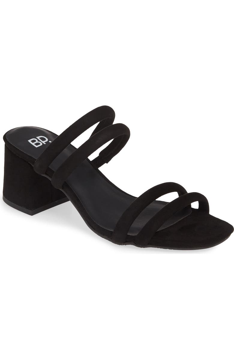 BP. Lucia Block Heel Slide Sandal, Main, color,