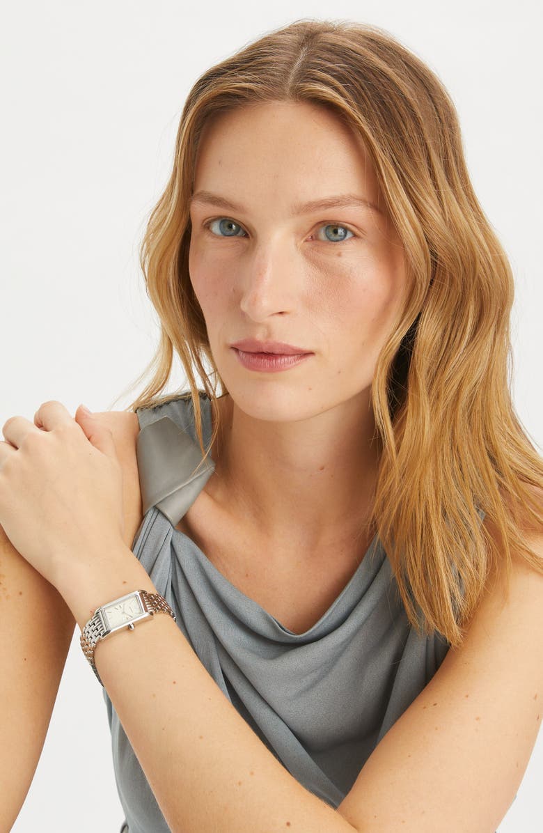 Tory Burch The Eleanor Angled Bracelet Watch, 37mm, Alternate, color,