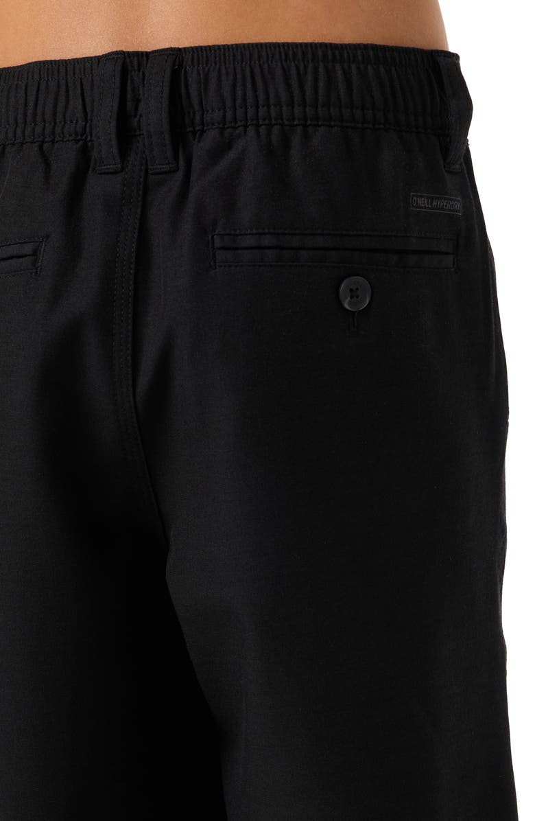 O'Neill Kids' Reserve Light Check Water Repellent Shorts, Alternate, color, Black