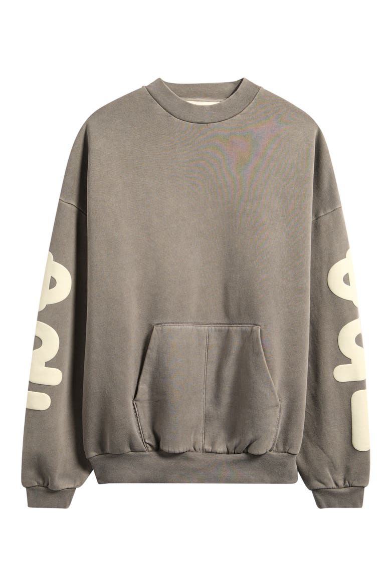 '90s Graphic Crewneck Sweatshirt, Alternate, color, WASHED SEAL