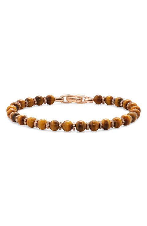 Men's Spiritual Beads Bracelet, 8mm