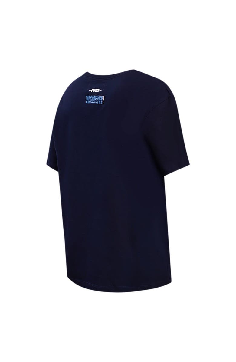 PRO STANDARD Women's Pro Standard Navy Memphis Grizzlies Script Boyfriend T-Shirt, Alternate, color, Navy