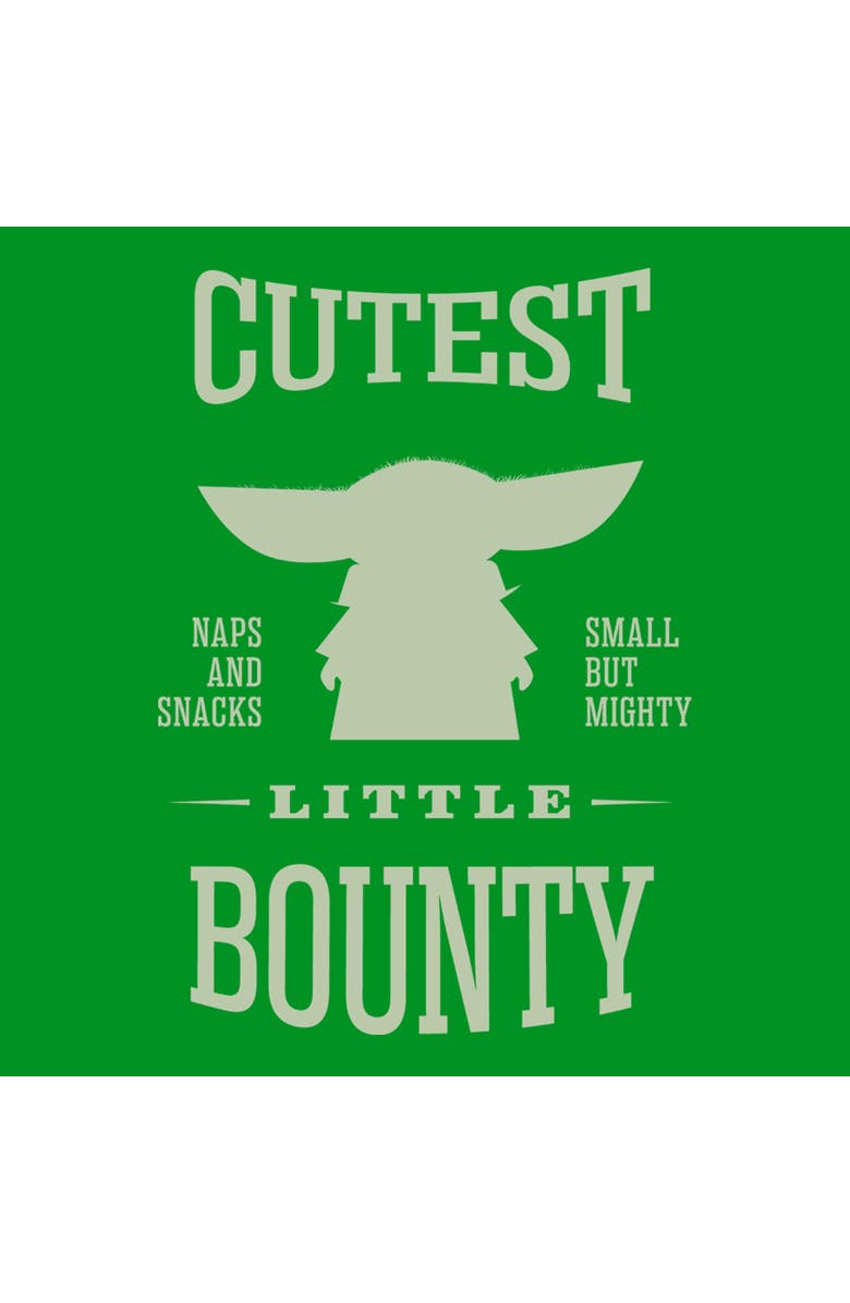 Star Wars: The Mandalorian and Grogu Boy's Star Wars The Mandalorian and Grogu Cutest Little Bounty  Graphic T-Shirt, Alternate, color, Kelly Green