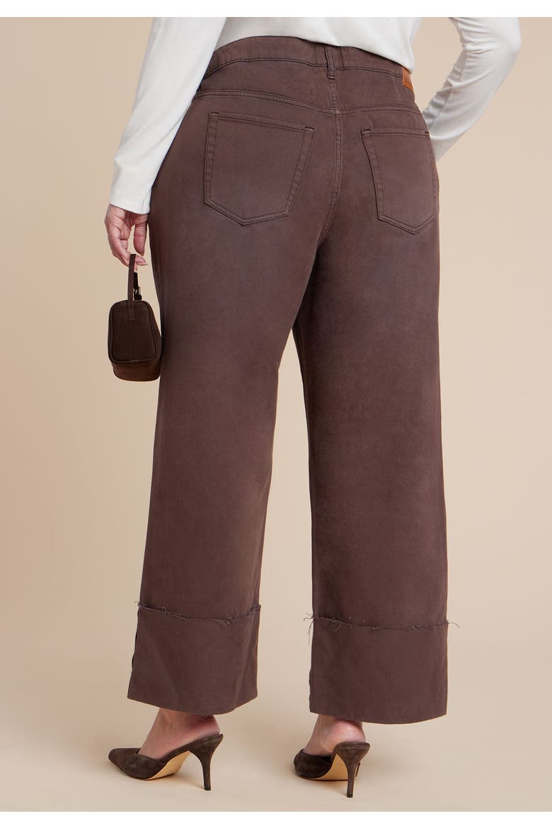 Cuff Jean, Alternate, color, BROWN