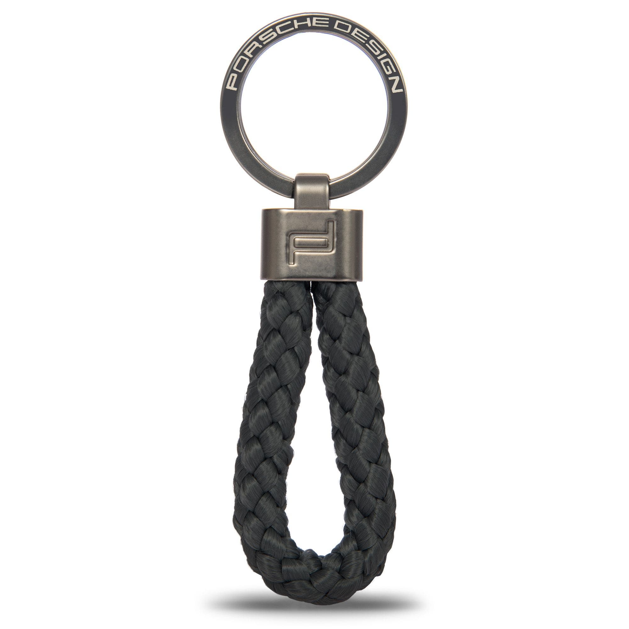 Porsche Design Key Ring Rope, Main, color, Black