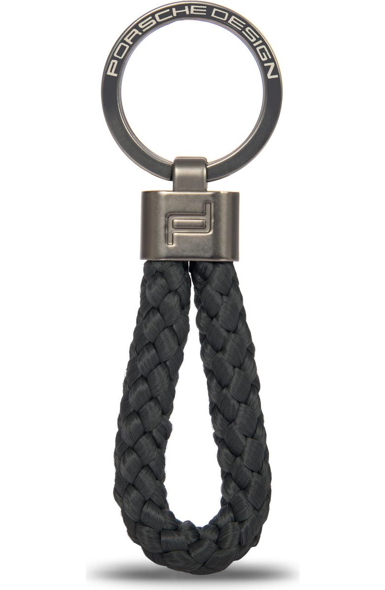 Porsche Design Key Ring Rope, Main, color, Black