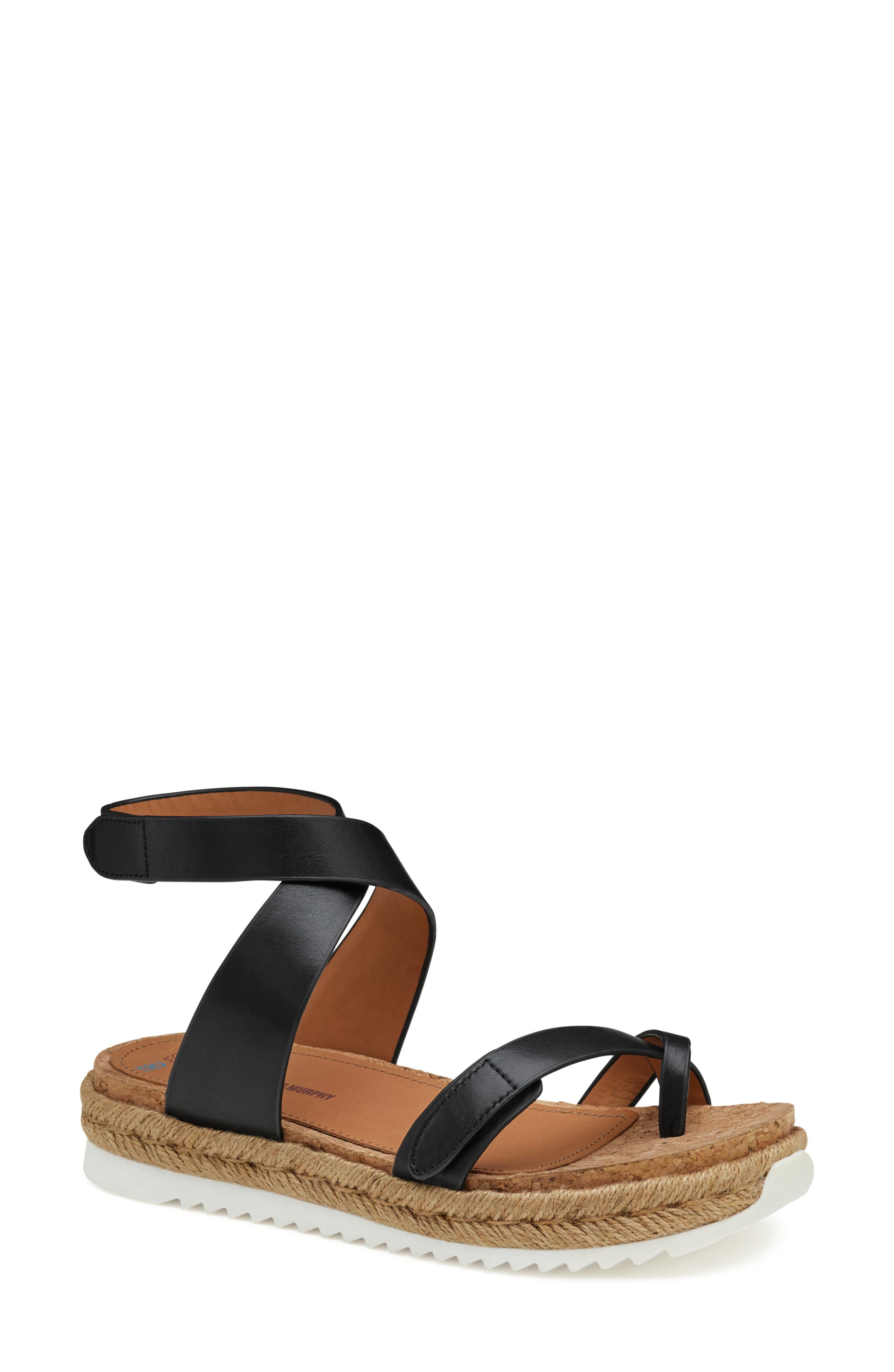 Johnston & Murphy Michelle Ankle Strap Espadrille Sandal, Main, color, 