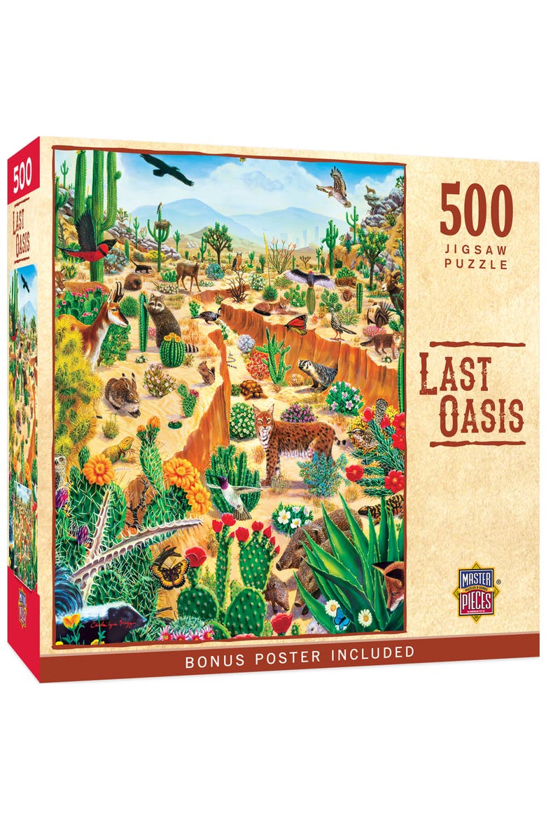 Last Oasis 500 Piece Jigsaw Puzzle, Main, color, Multicolor