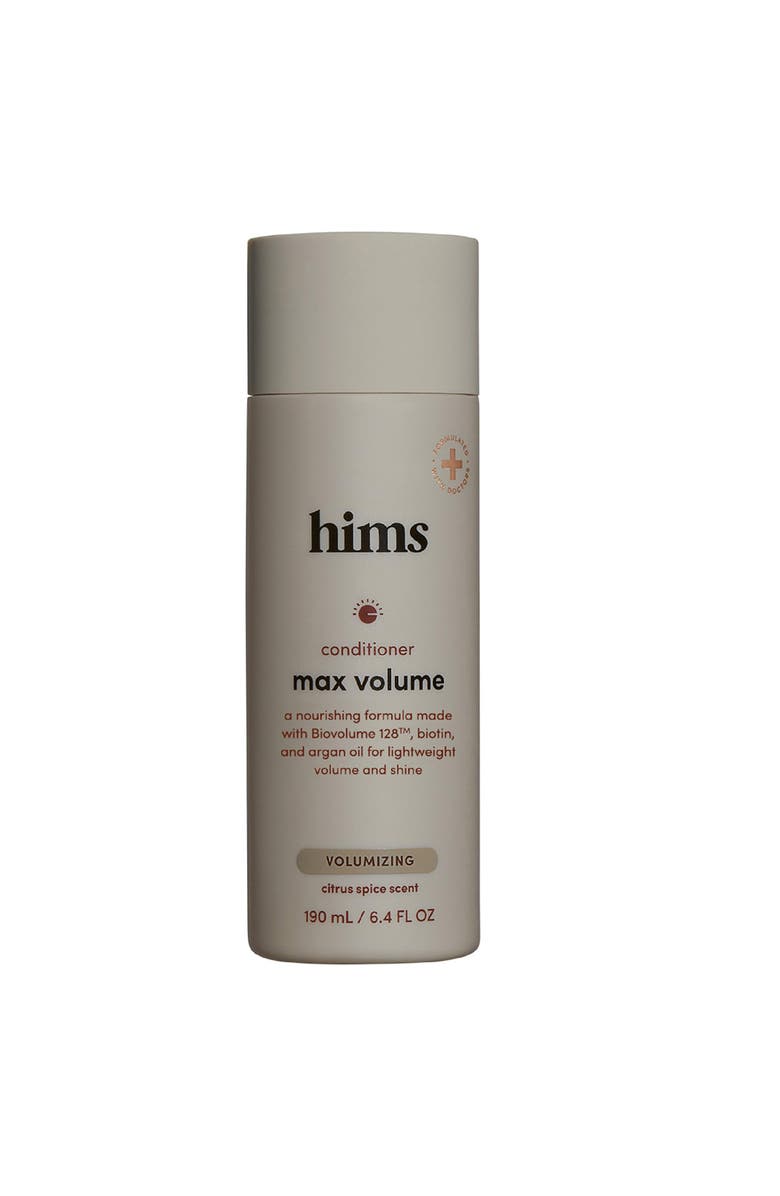 HIMS & HERS Max Volume Conditioner Moisturizing, Shine-Enhancing, Citrus Spice Formula, Main, color, Beige