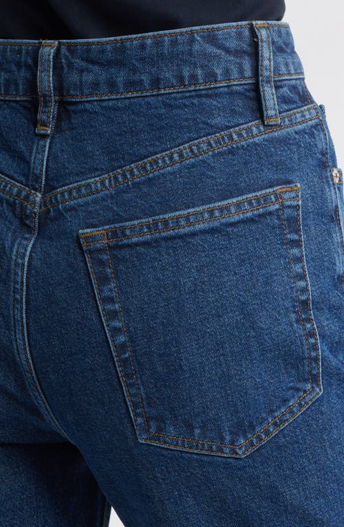 Frame Womens The Ruler Crop Five-pockets Straight-leg High-rise Stretch-denim Jeans Written