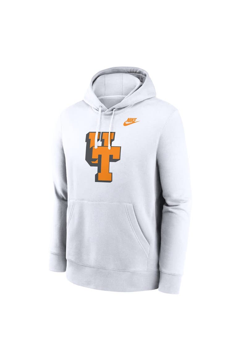 Men's Nike  White Tennessee Volunteers Vault Block Pullover Hoodie, Alternate, color, White