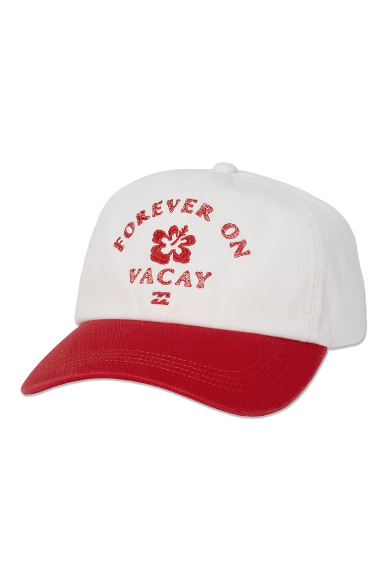 Dad Baseball Cap, Main, color, FIESTA RED