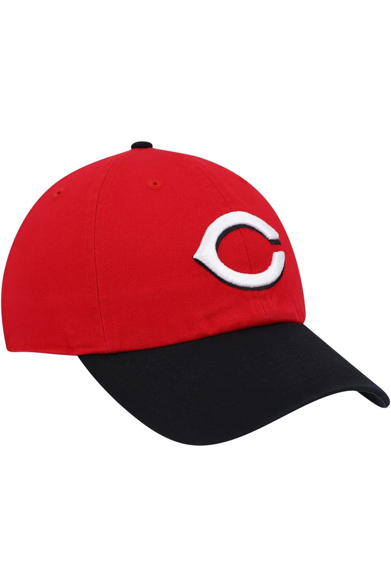 Men's '47 Red Cincinnati Reds Clean Up Adjustable Hat, Alternate, color, Red