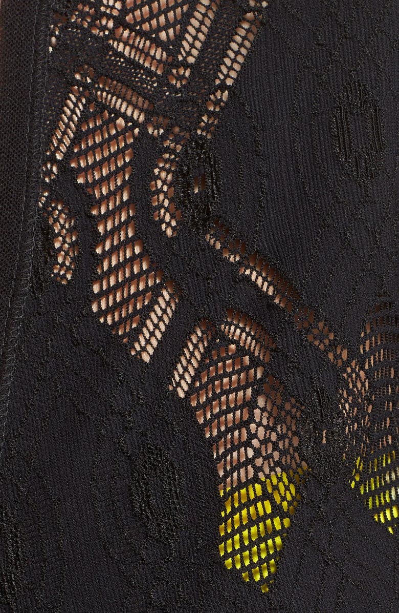 Fuzzi Lace Ballet Wrap Cardigan, Alternate, color,