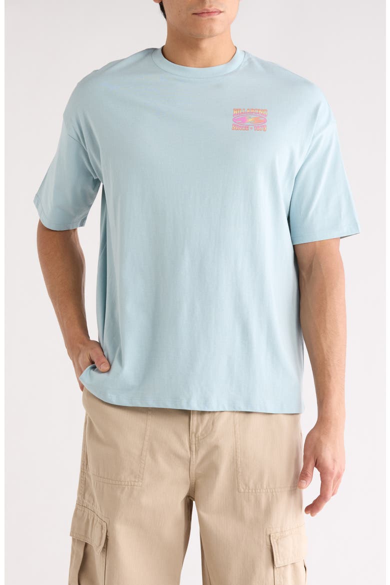 Nice Vibes Graphic T-Shirt, Main, color, DUSK BLUE