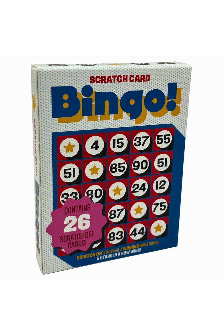 Bingo Scratch Card Game Party Game, Main, color, Multicolored