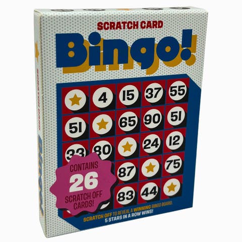 Bingo Scratch Card Game Party Game