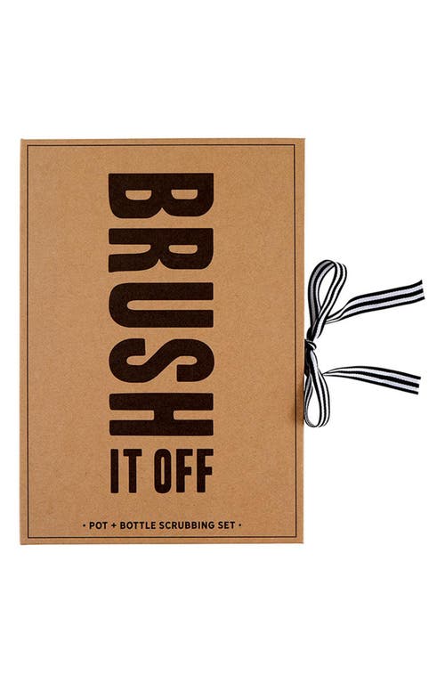 Creative Brands Cleaning Brushes Book Box In Neutral