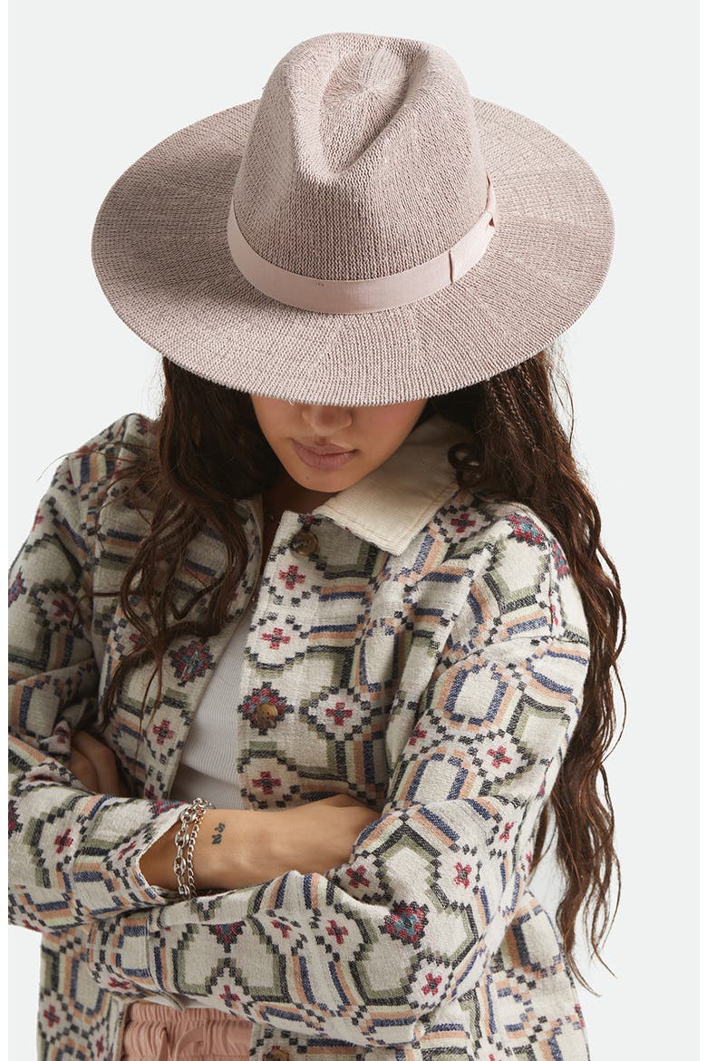 Lyons Packable Fedora, Alternate, color, CHALK PINK