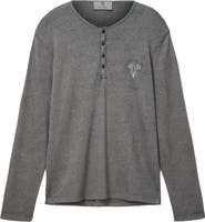 John Varvatos Klaus Burnout Rib Henley
